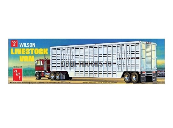 AMT 1/25 Scale Wilson Livestock Van Trailer