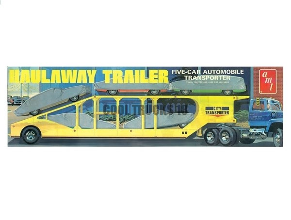 AMT 1/25 Scale 5-Car Haulaway Trailer