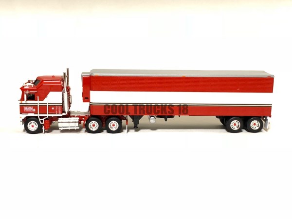 Kenworth K100 Aerodyne COE 40' Refrigerated Trailer BJ and the Bear