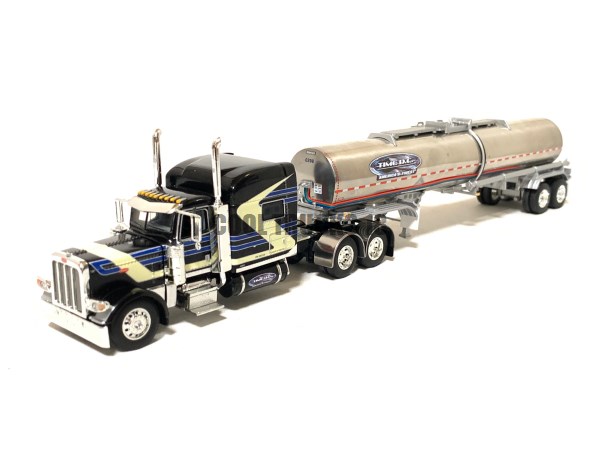 Peterbilt 389 70" Sleeper Brenner Chemical Tank Trailer Time DC