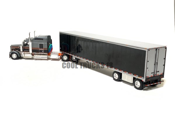 Kenworth W900L 86" Sleeper Spread-Axle Utility Van Trailer