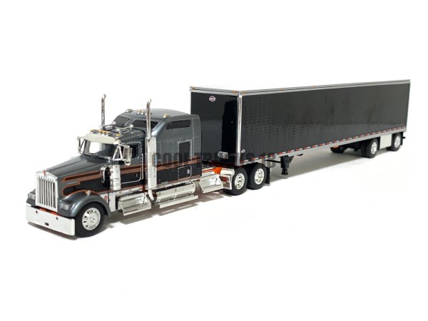 Kenworth W900L 86" Sleeper Spread-Axle Utility Van Trailer