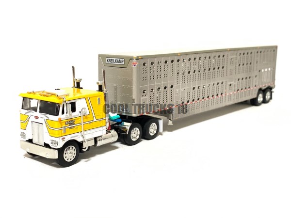 Peterbilt 352 COE Wilson Silverstar Livestock Trailer Kreilkamp Trucking