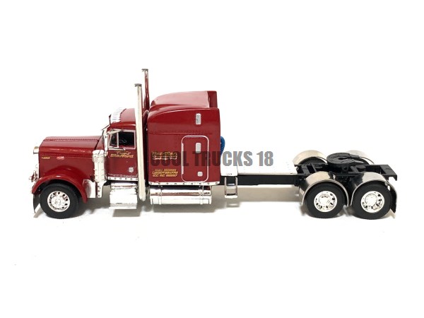 Peterbilt 379 63" Mid-Roof Sleeper 53' Utility Trailer Pac-Man Transport