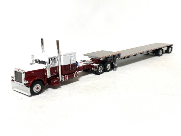 Peterbilt 379 60" Sleeper 320" Frame Stepdeck Trailer