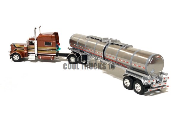 Peterbilt 389 Mid-Roof Sleeper Brenner Chemical Tanker