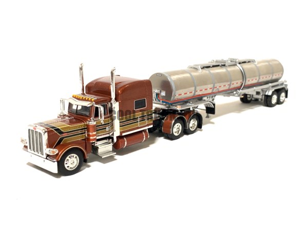 Peterbilt 389 Mid-Roof Sleeper Brenner Chemical Tanker